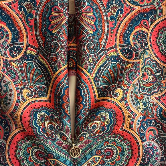 Tommy Hilfiger Vibrant Multicolor Paisley Sleeveless Sheath Dress - Picture 4 of 8